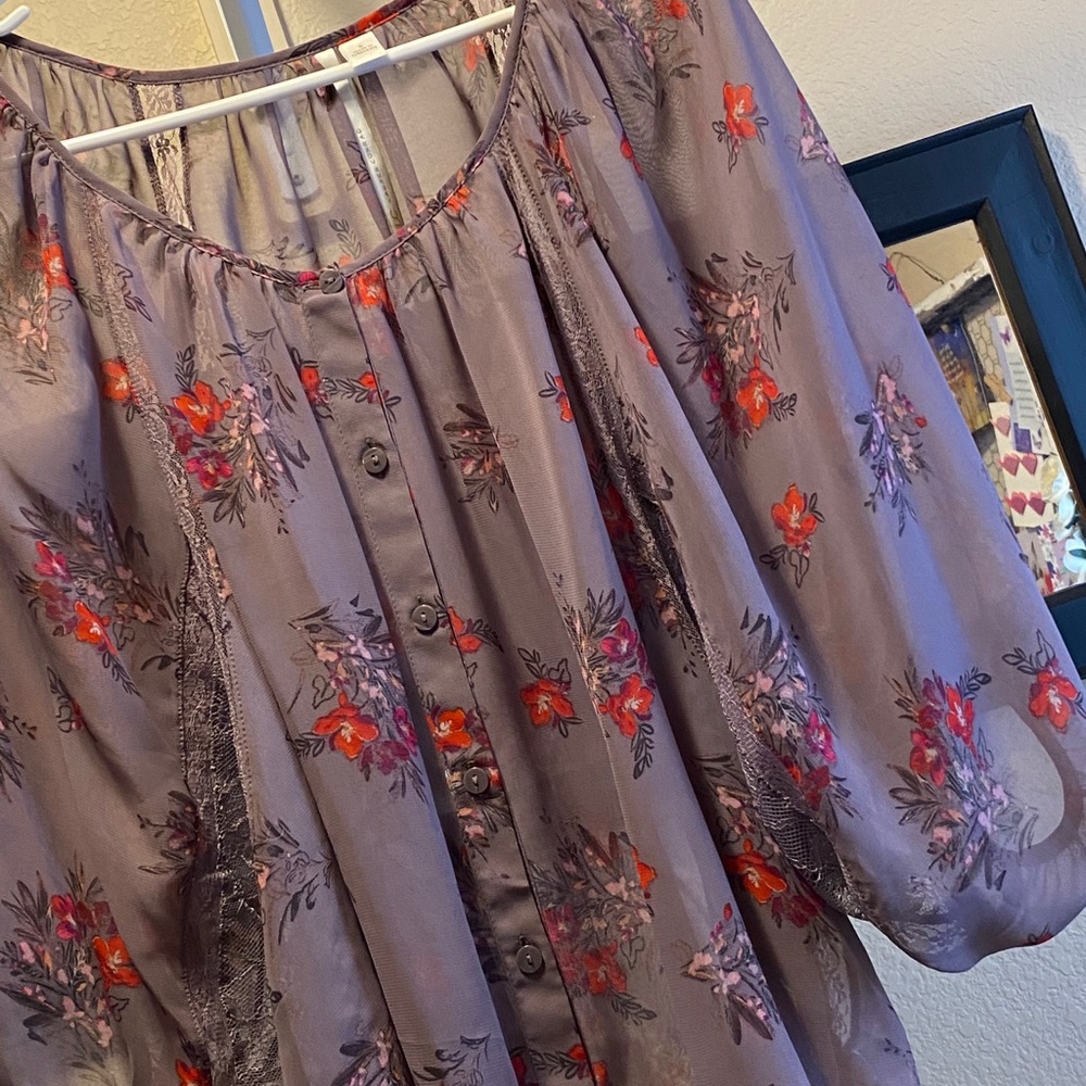 Beautiful flowered blouse